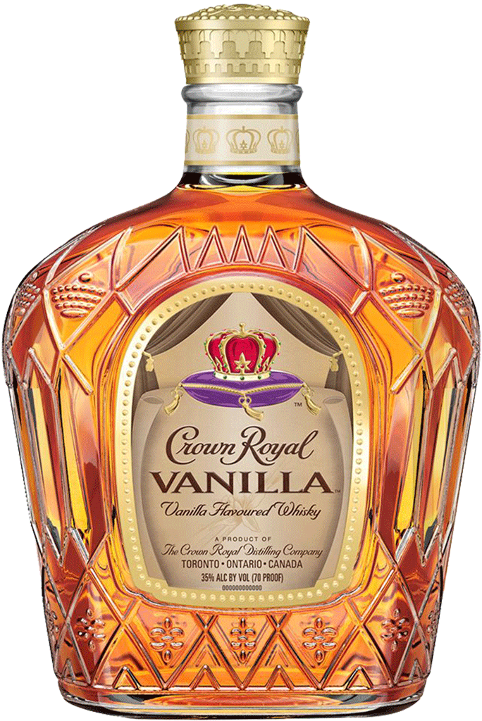 Crown Royal Vanilla Flavoured Whisky Bottle PNG