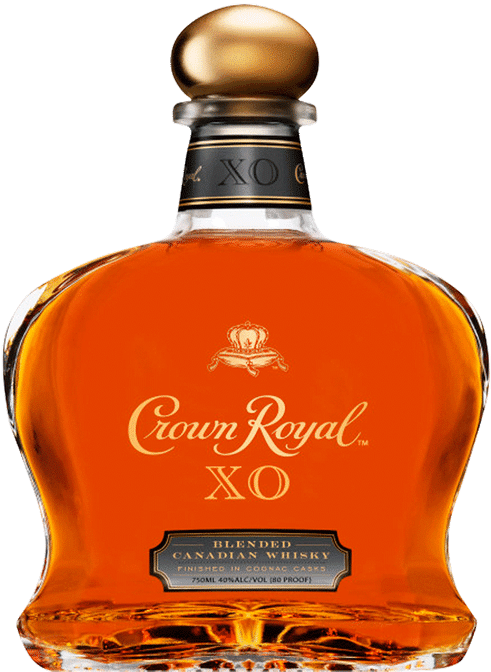 Crown Royal X O Whisky Bottle PNG