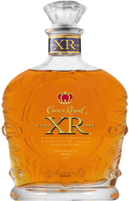 Crown Royal X R Whiskey Bottle PNG