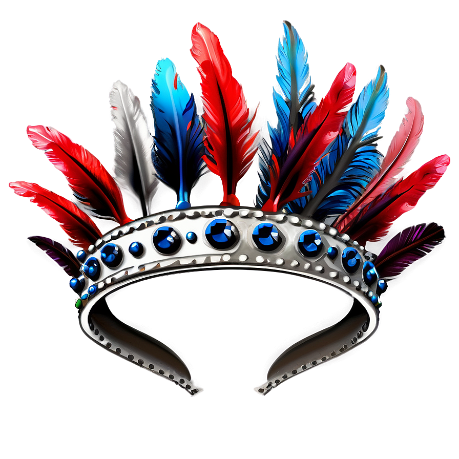 Crown With Feathers Png 71 PNG