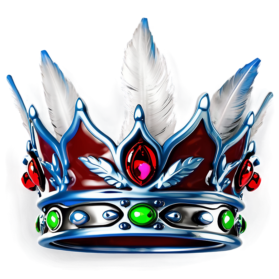 Crown With Feathers Png Xsi PNG