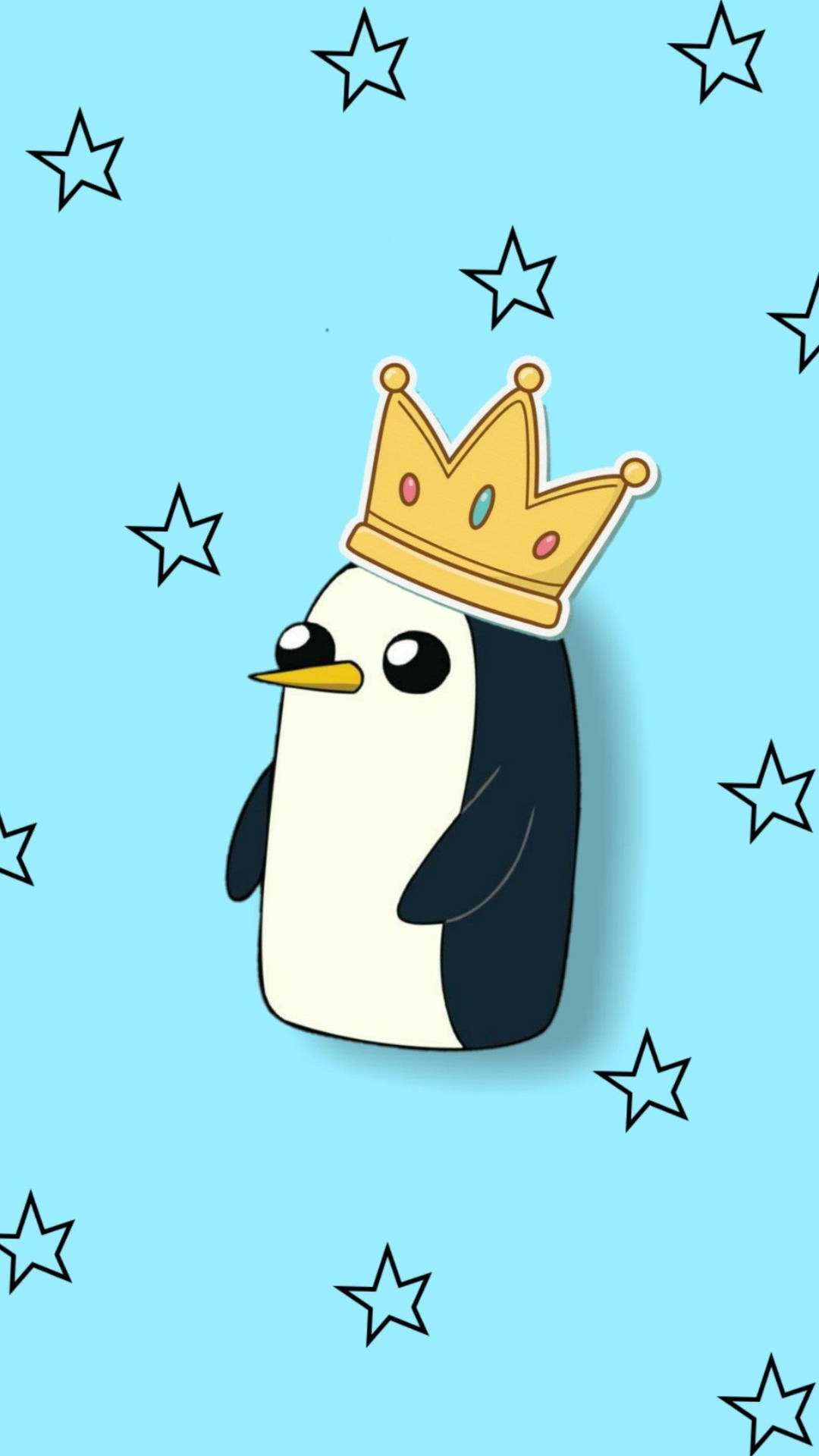 Crowned Gunter Adventure Time Picture