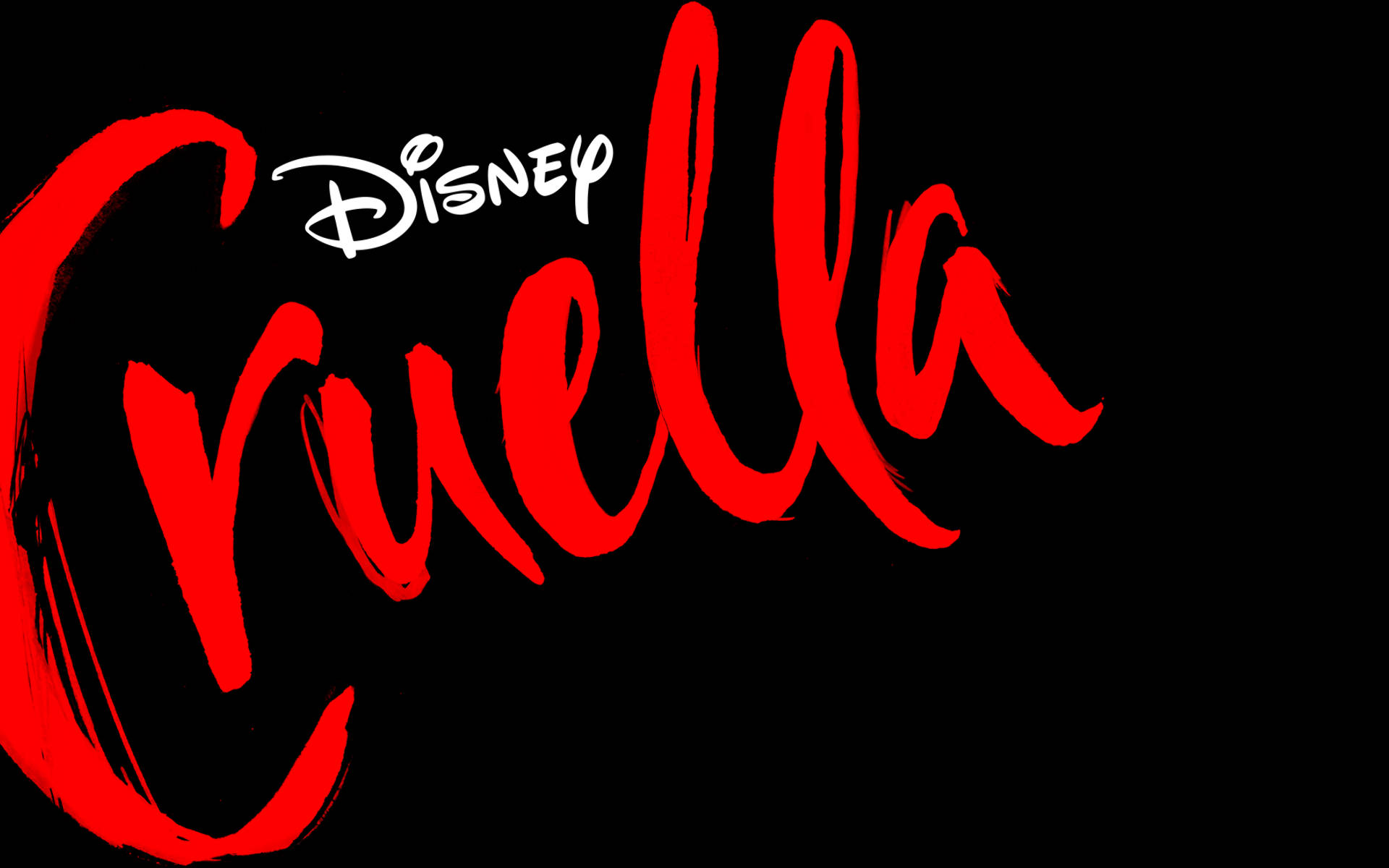 Cruella 2021 Simple Gray Poster Background