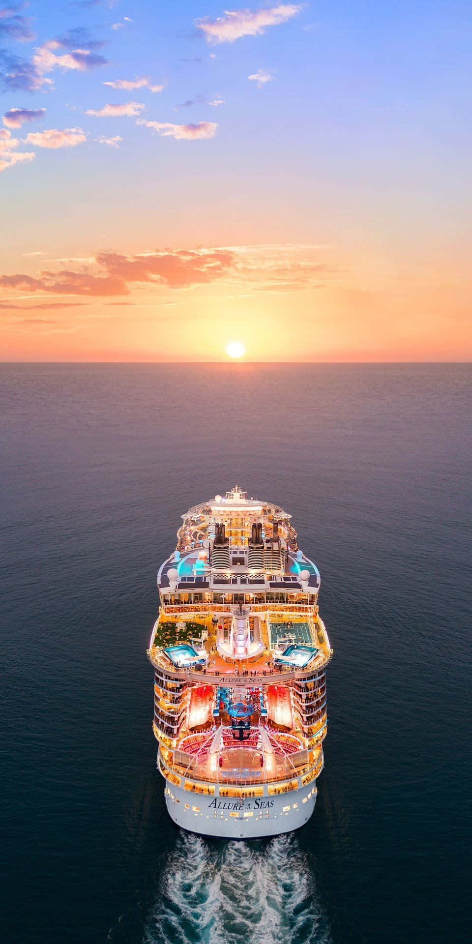 Sunset Sailing Cruise Ship Picture