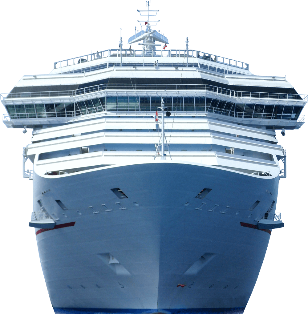 Cruise Ship Bow View PNG