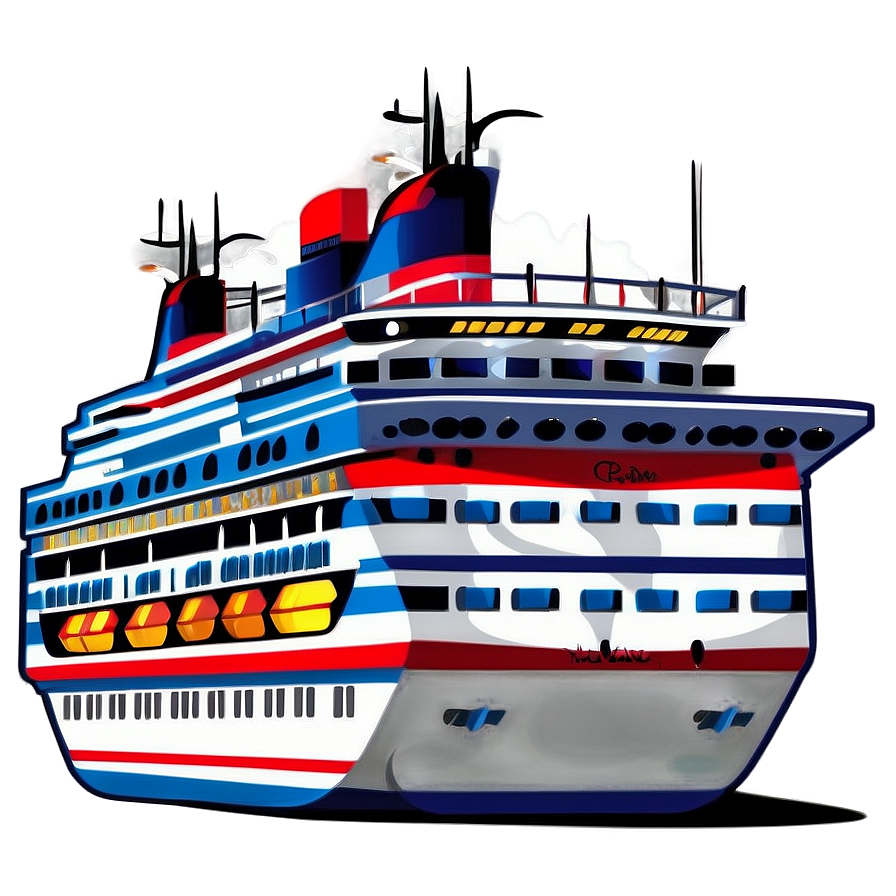 Cruise Ship Vacation Png Qst PNG