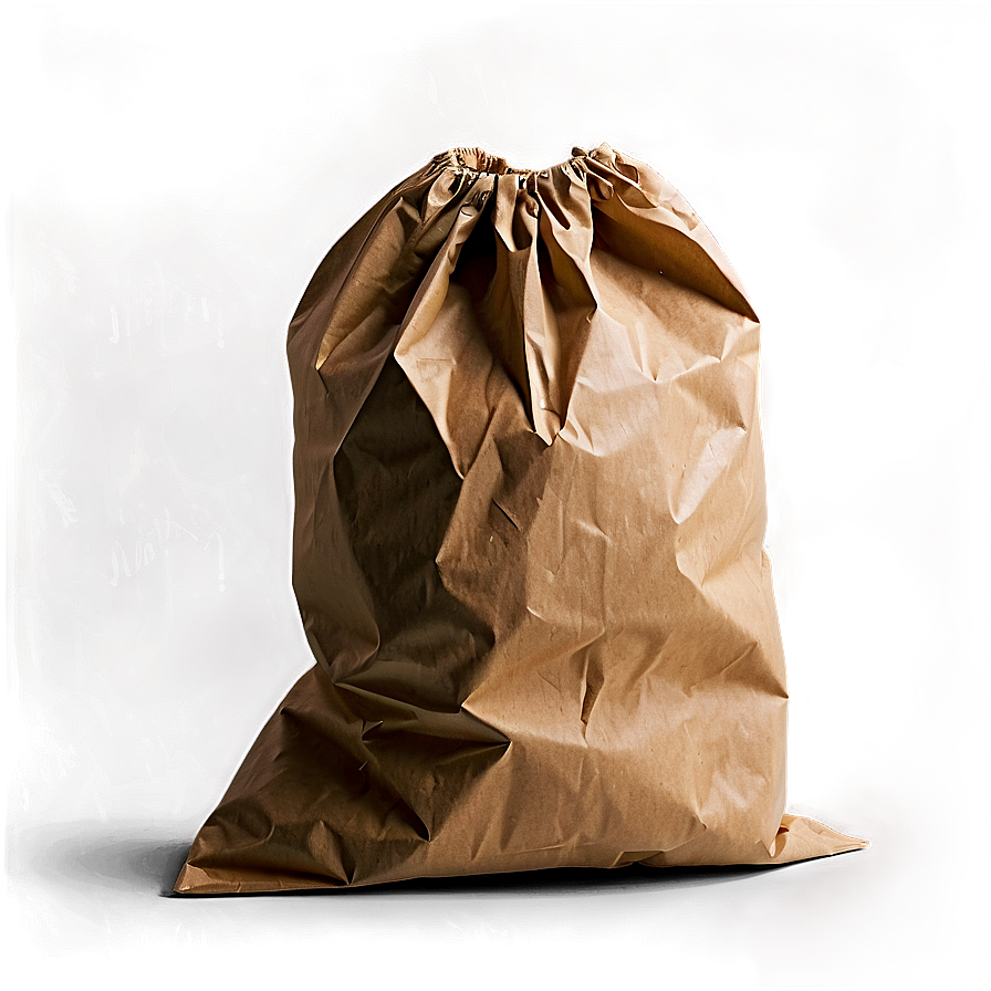 Crumpled Brown Paper Bag Png Ioc26 PNG