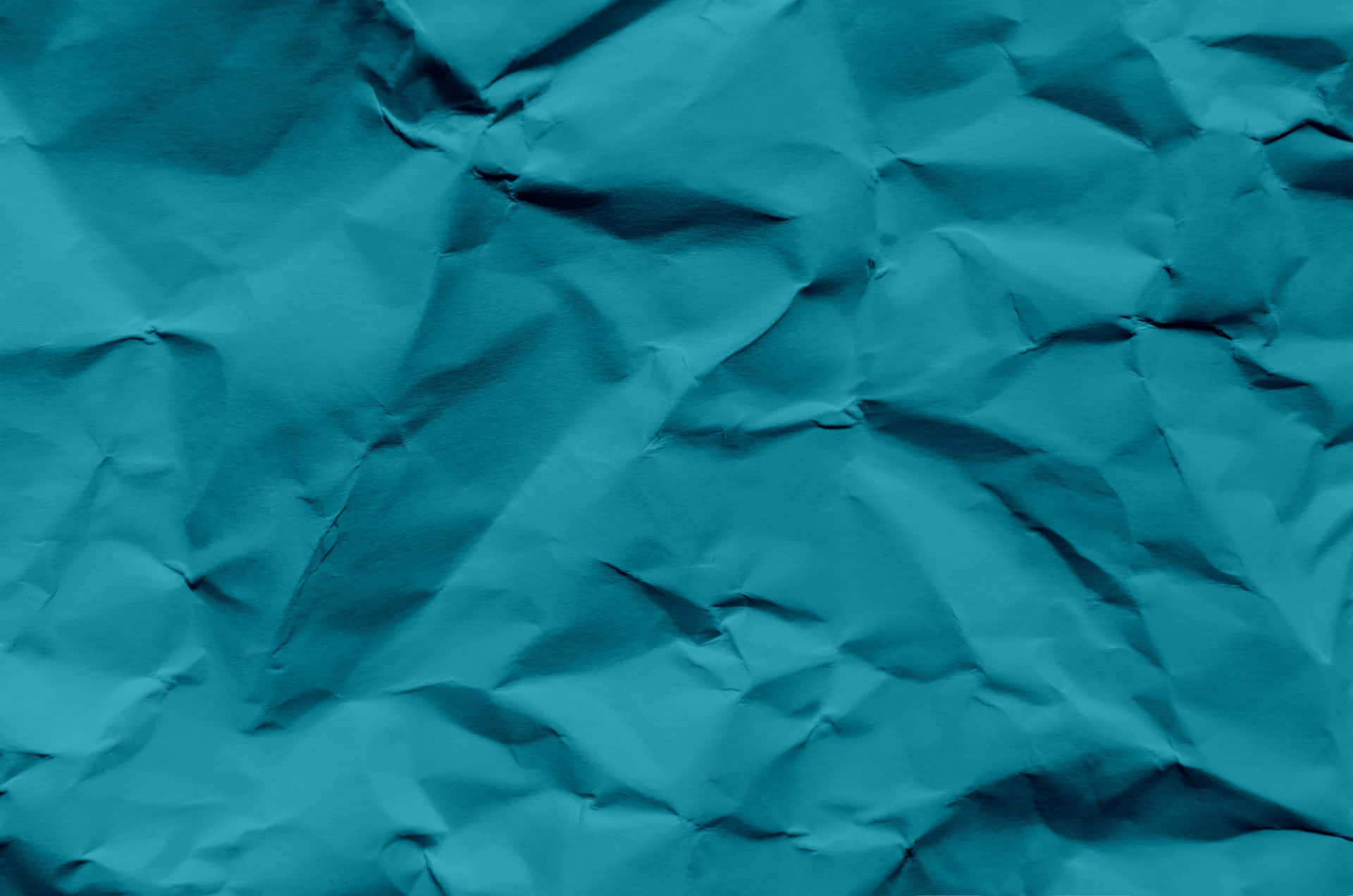 Einblauer Zerknitterter Papierhintergrund