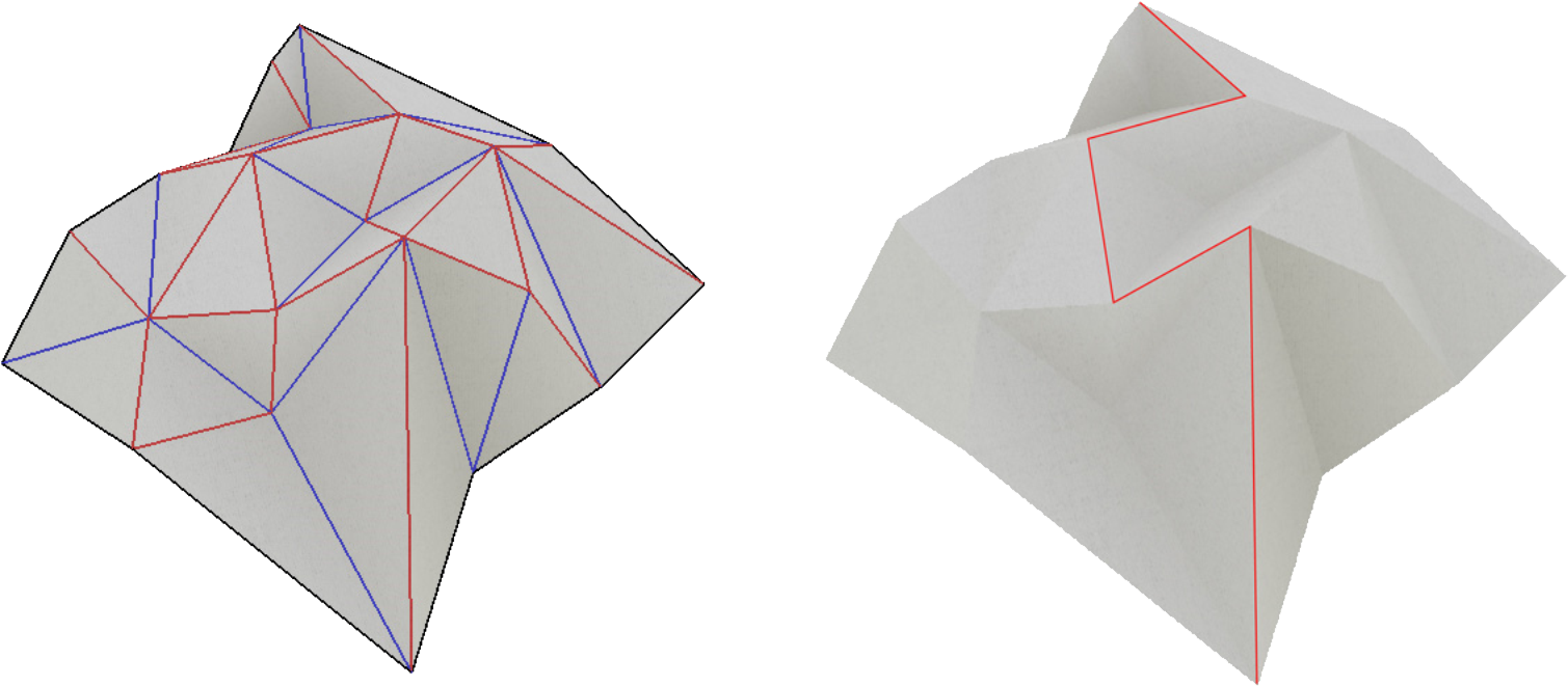 Crumpled Paper Geometry PNG