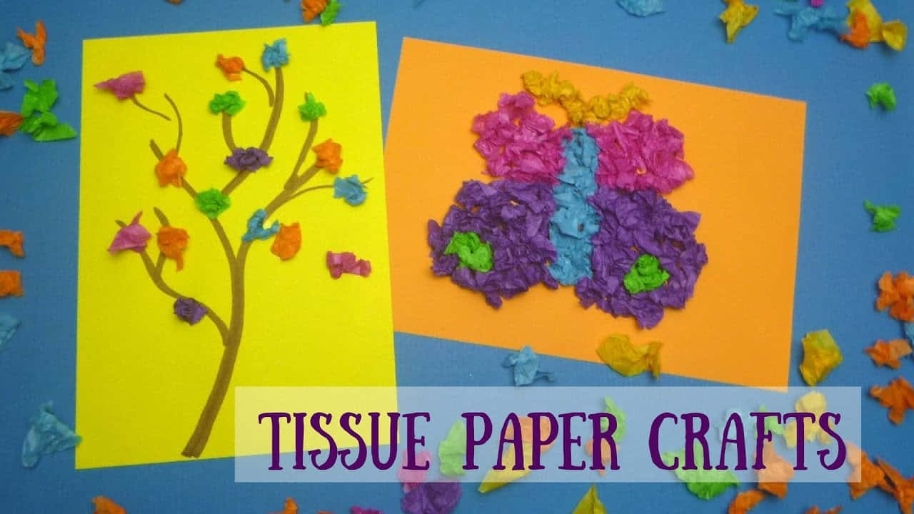 Tissue Paper Crafts For Kids