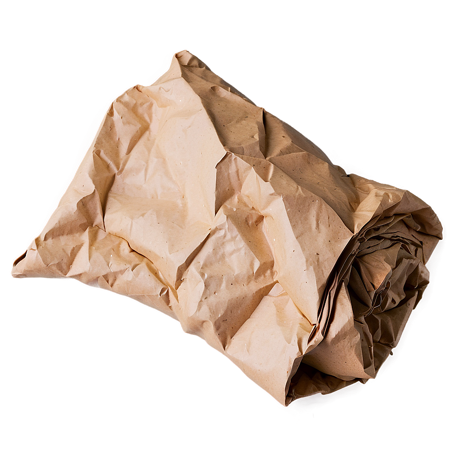 Crumpled Paper Sheet Png 05242024 PNG
