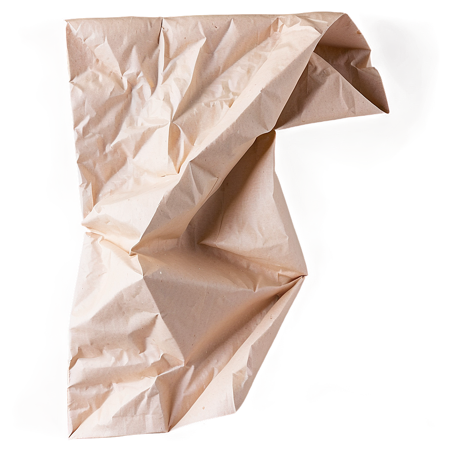 Crumpled Paper With Fold Marks Png Ame PNG