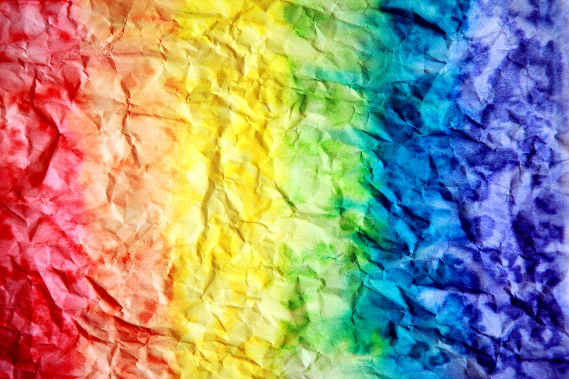 Crumpled Rainbow Color Background Wallpaper