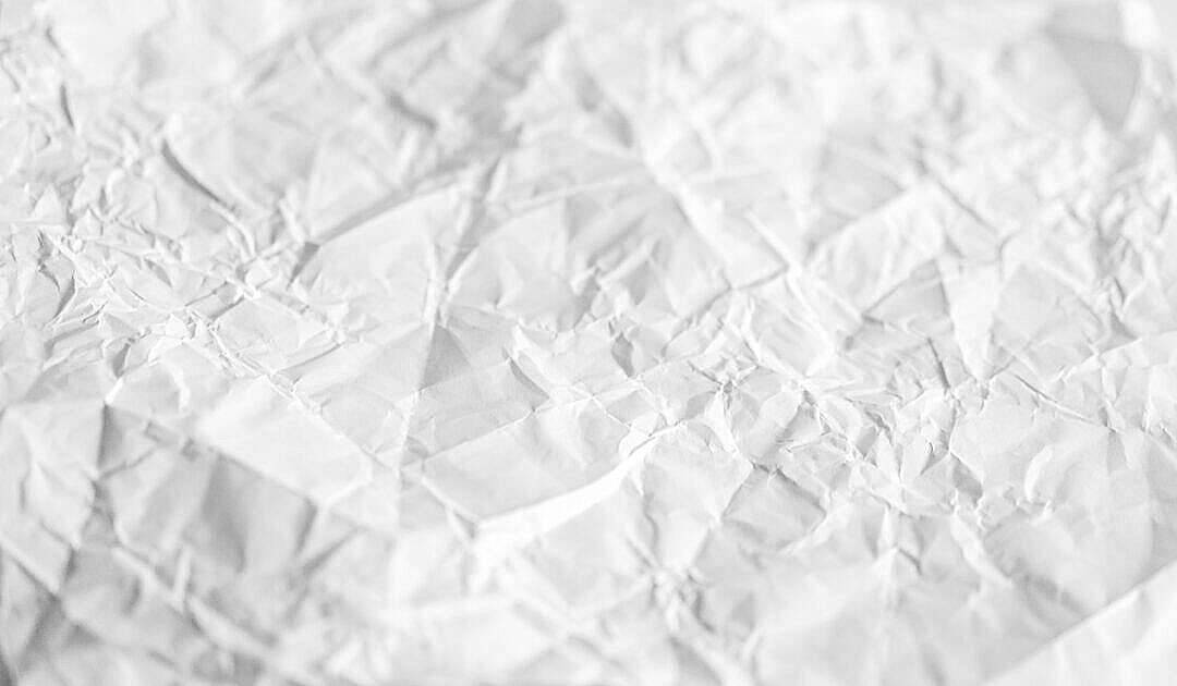 Crumpled Up White Texture Paper Wallpaper