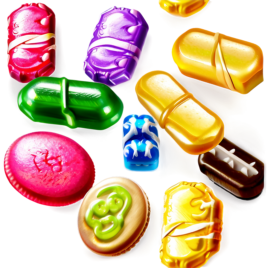 Crunchy Candies Png 06242024 PNG