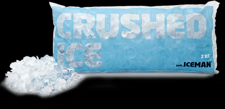 Crushed Ice Bagand Pile.jpg PNG