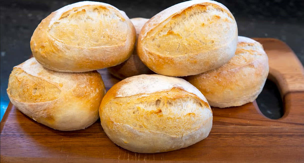 Crusty Freshly Baked Bread Wallpaper