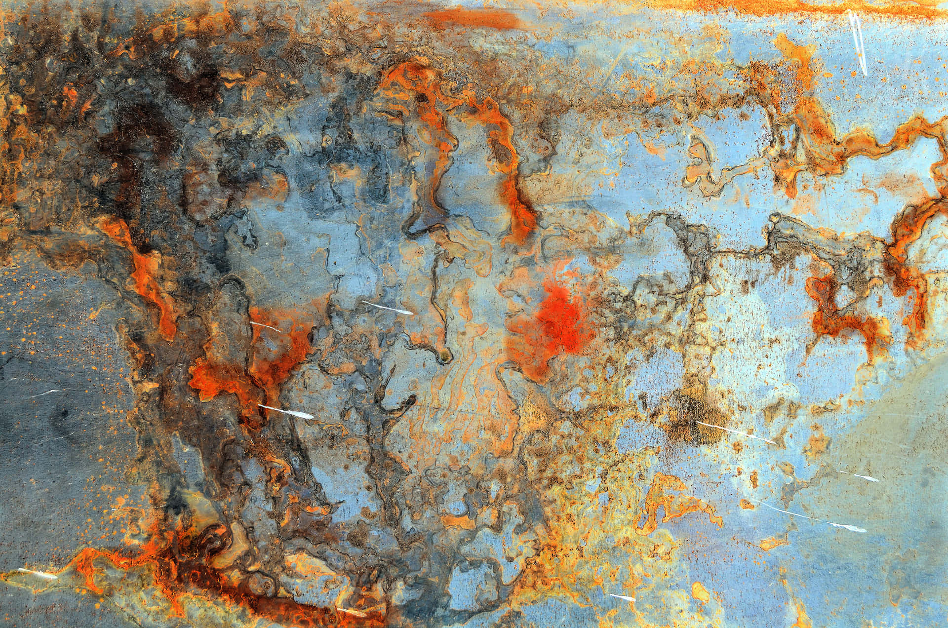 Crusty Rust Paint Wallpaper