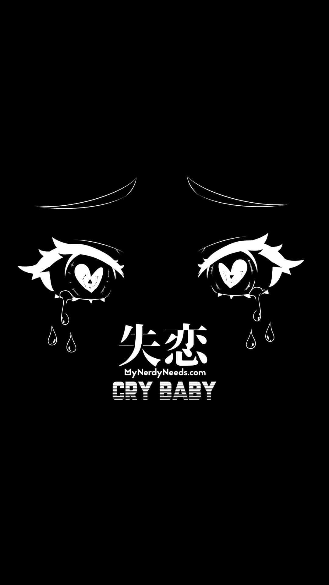 Sad anime eyes black Sticker for Sale by JxNINE  Redbubble