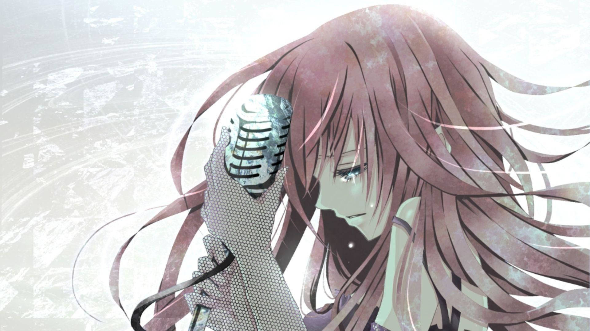 Crying Depressed Anime Girl Wallpaper