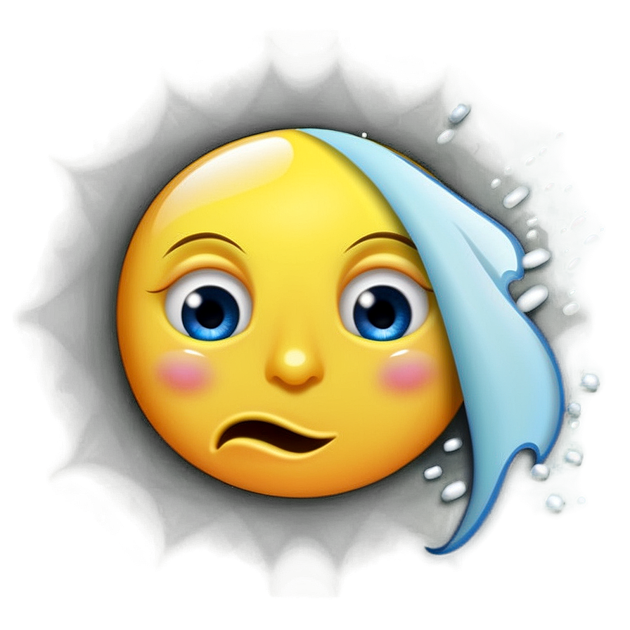 Crying Face Emoji Png 05042024 PNG