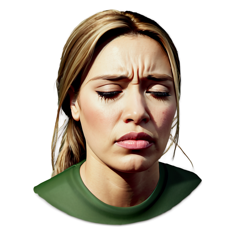 Crying Face Icon Png Mjg21 PNG