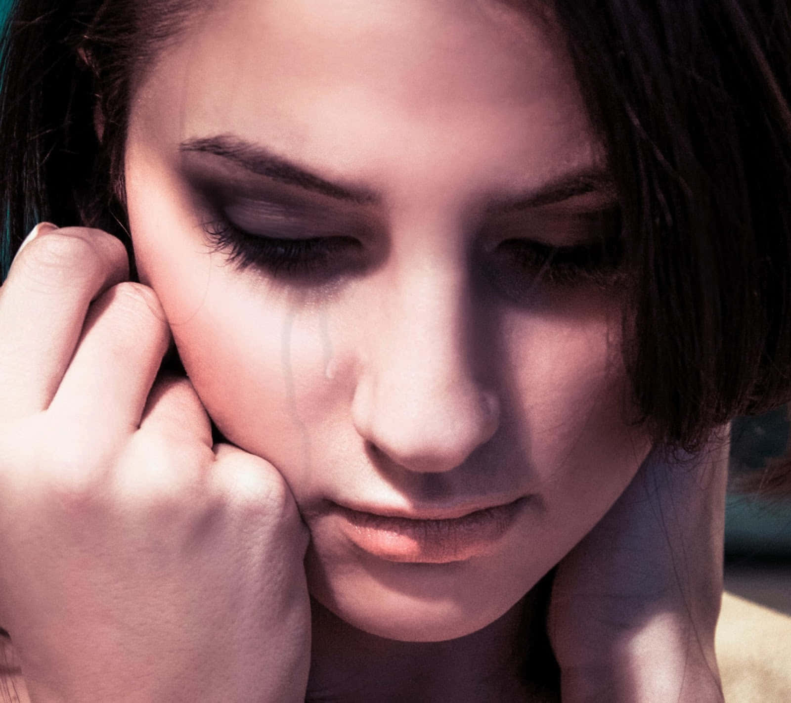Download Dark Sad Girl Crying Wallpaper  Wallpaperscom