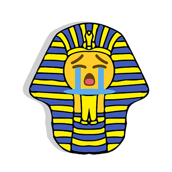 Crying Pharaoh Emoji Fusion PNG