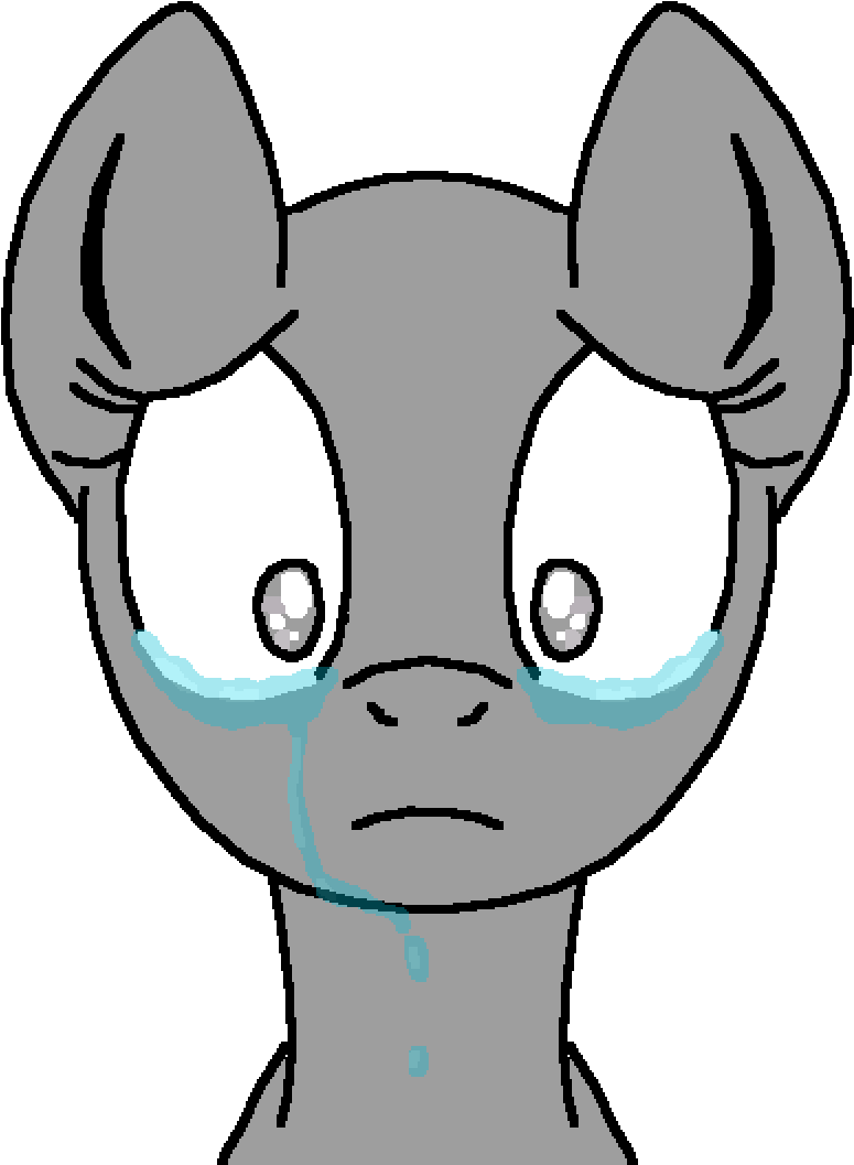 Crying Pony Base Art PNG