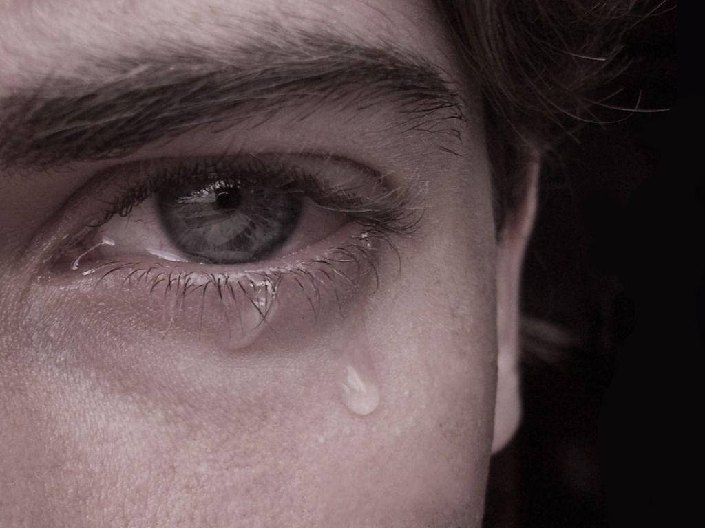 Crying Sad Boy In Tears