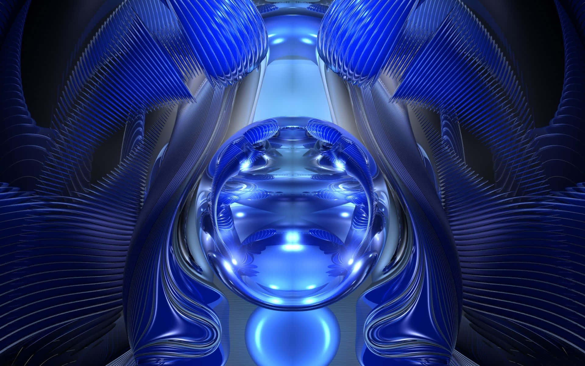 Cryptic Blue Hybernateing Machine Wallpaper