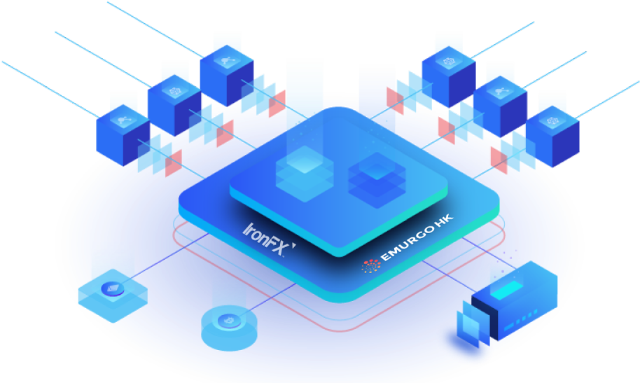 Cryptocurrency Blockchain Network Illustration PNG