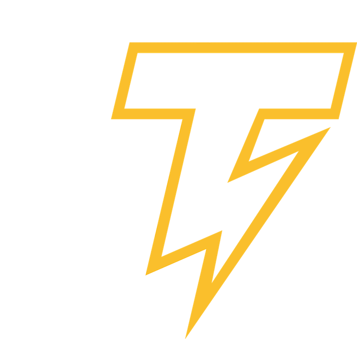 Cryptocurrency Logowith Lightning Bolt PNG