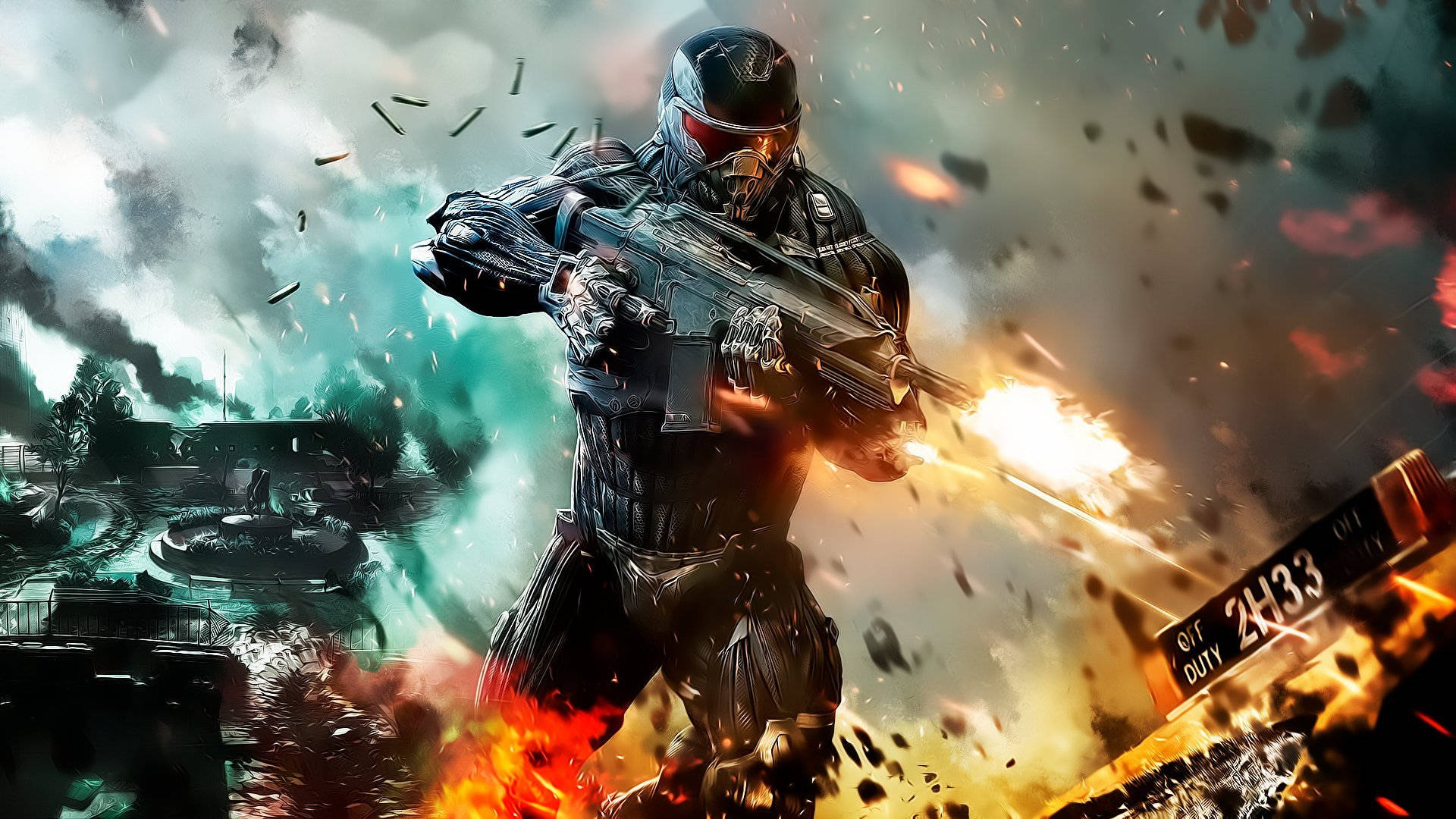 Crysis 2 Shooter Video Game Wallpaper