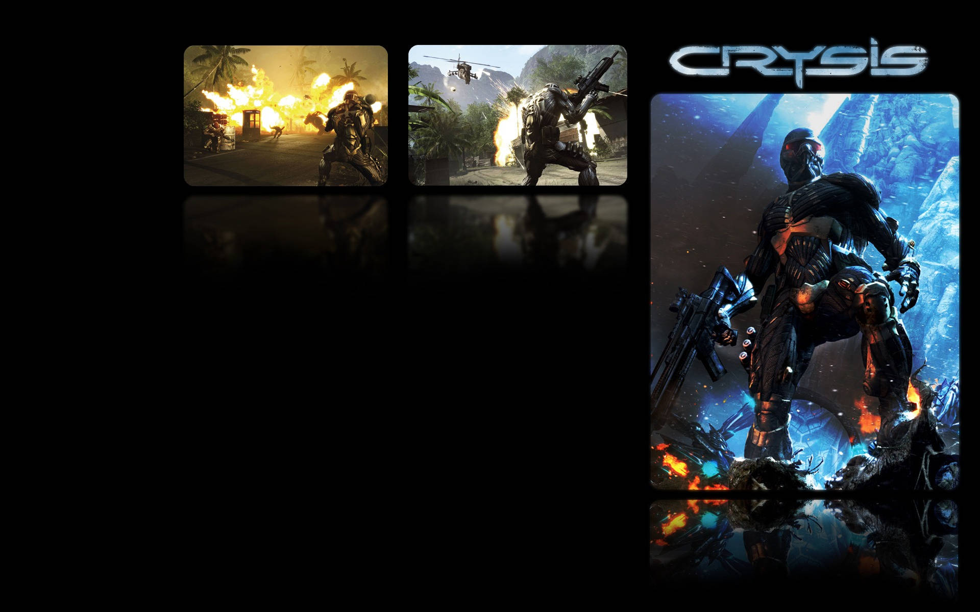 Crysis3 Collage 4k: Crysis 3-kollage I 4k-upplösning. Wallpaper