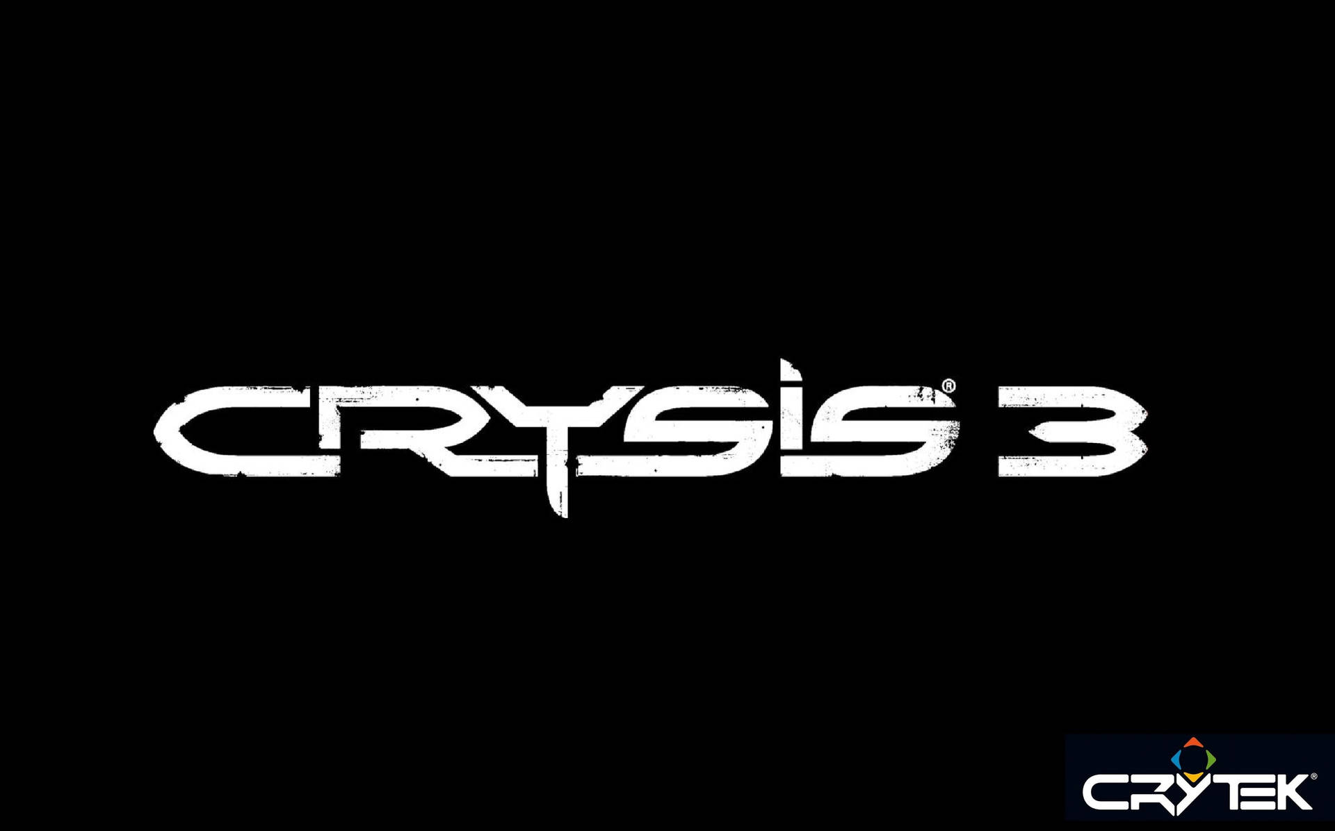 Crysis3 Logo Minimalista En 4k Fondo de pantalla