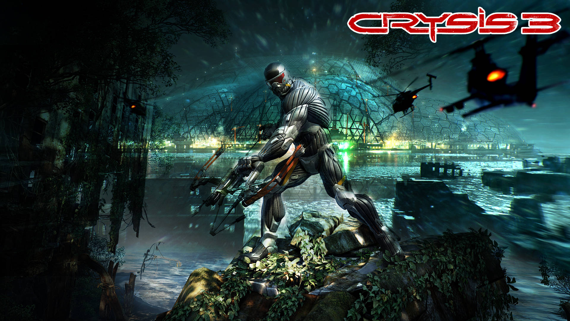 Crysis 3 Prophet Against Dome Wallpaper