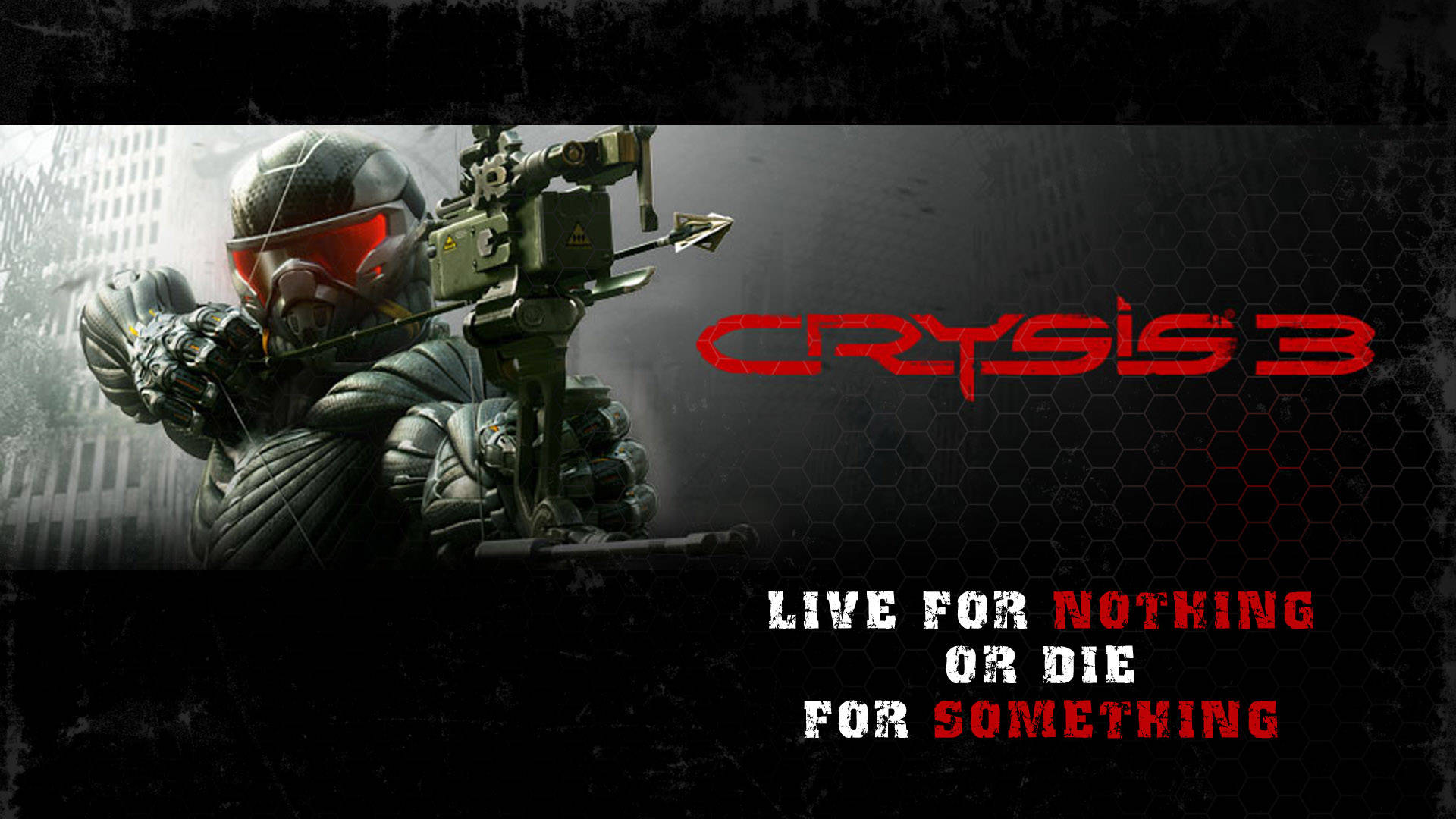 Crysis 3 Prophet And Quote Wallpaper