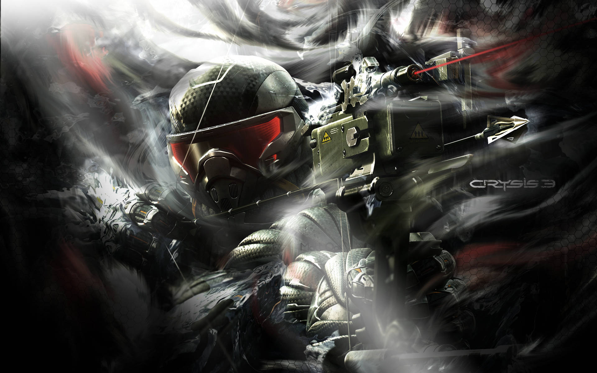 Crysis 3 Prophet In Smoke Wallpaper