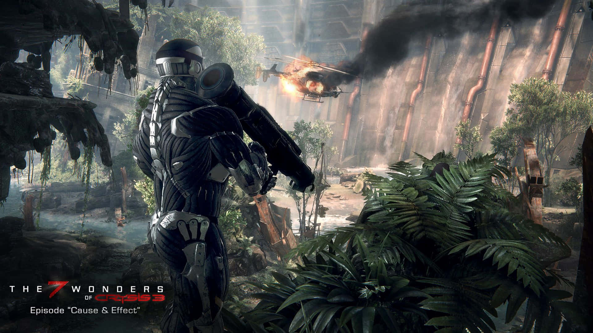 Experience Out-of-this-World Visuals in Crysis 4K Wallpaper