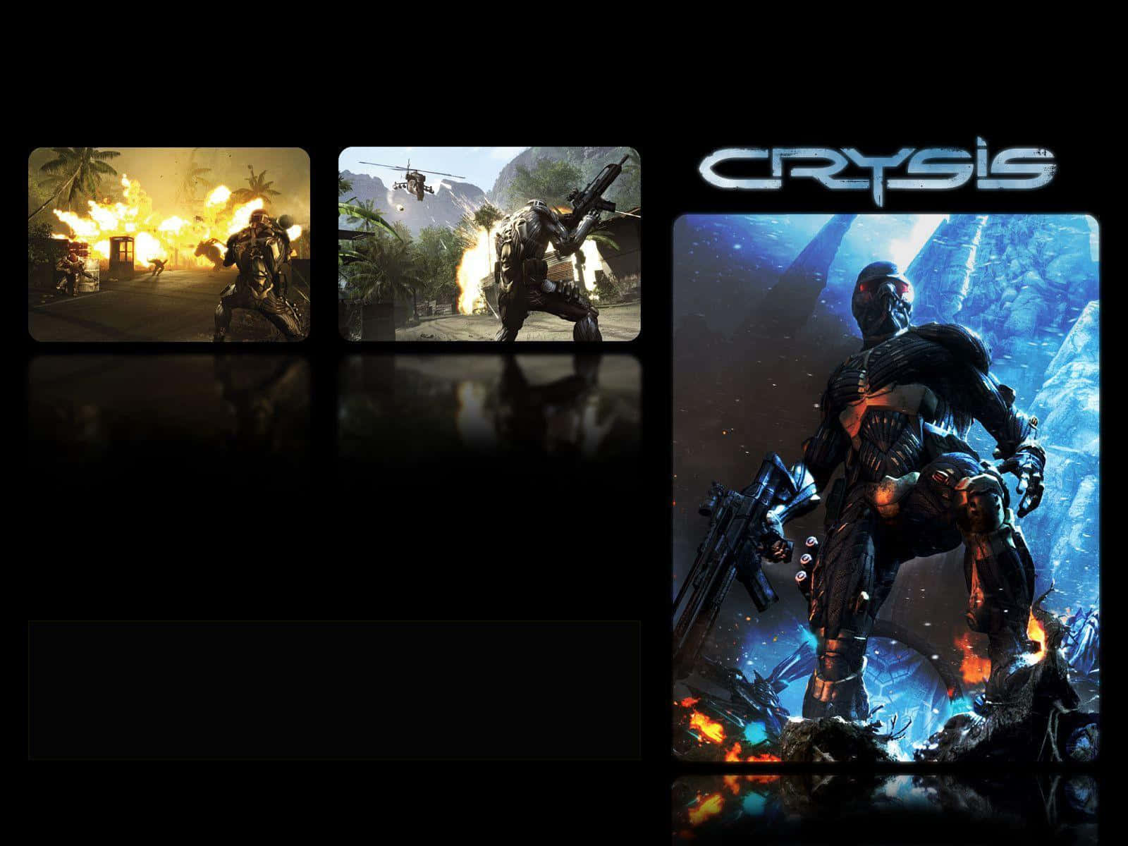 Game Stills Poster Design Crysis HD Wallpaper