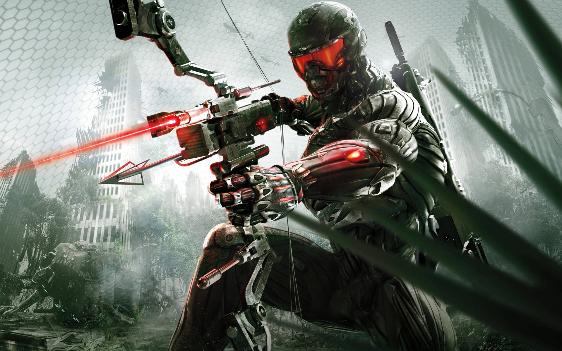 Crysis Remastered Prophet Bow And Arrow Wallpaper