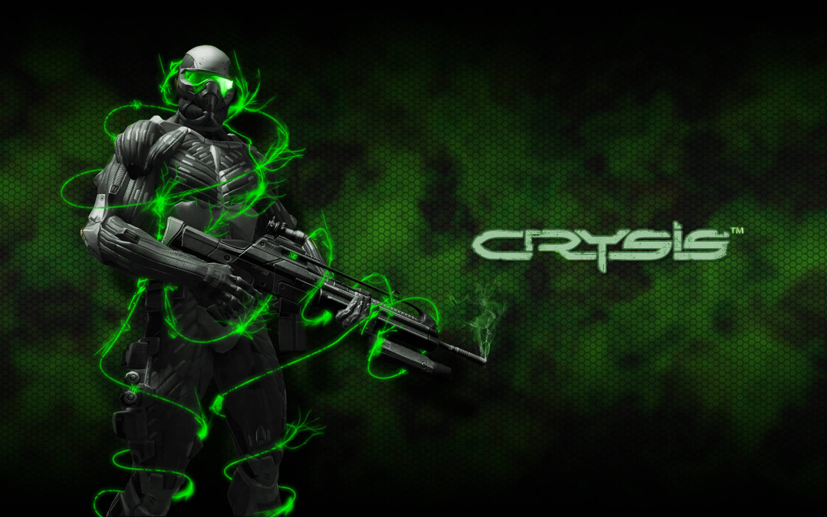Crysis Warhead Grøn Glow Wallpaper Wallpaper