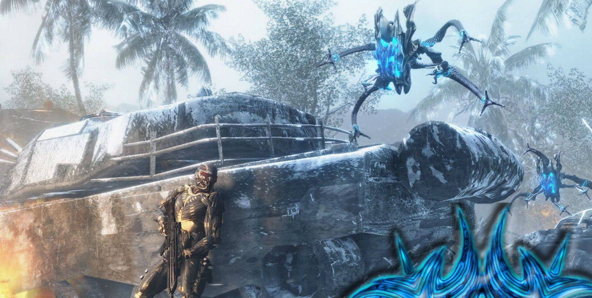 Crysis Warhead Vinter Scene Wallpaper