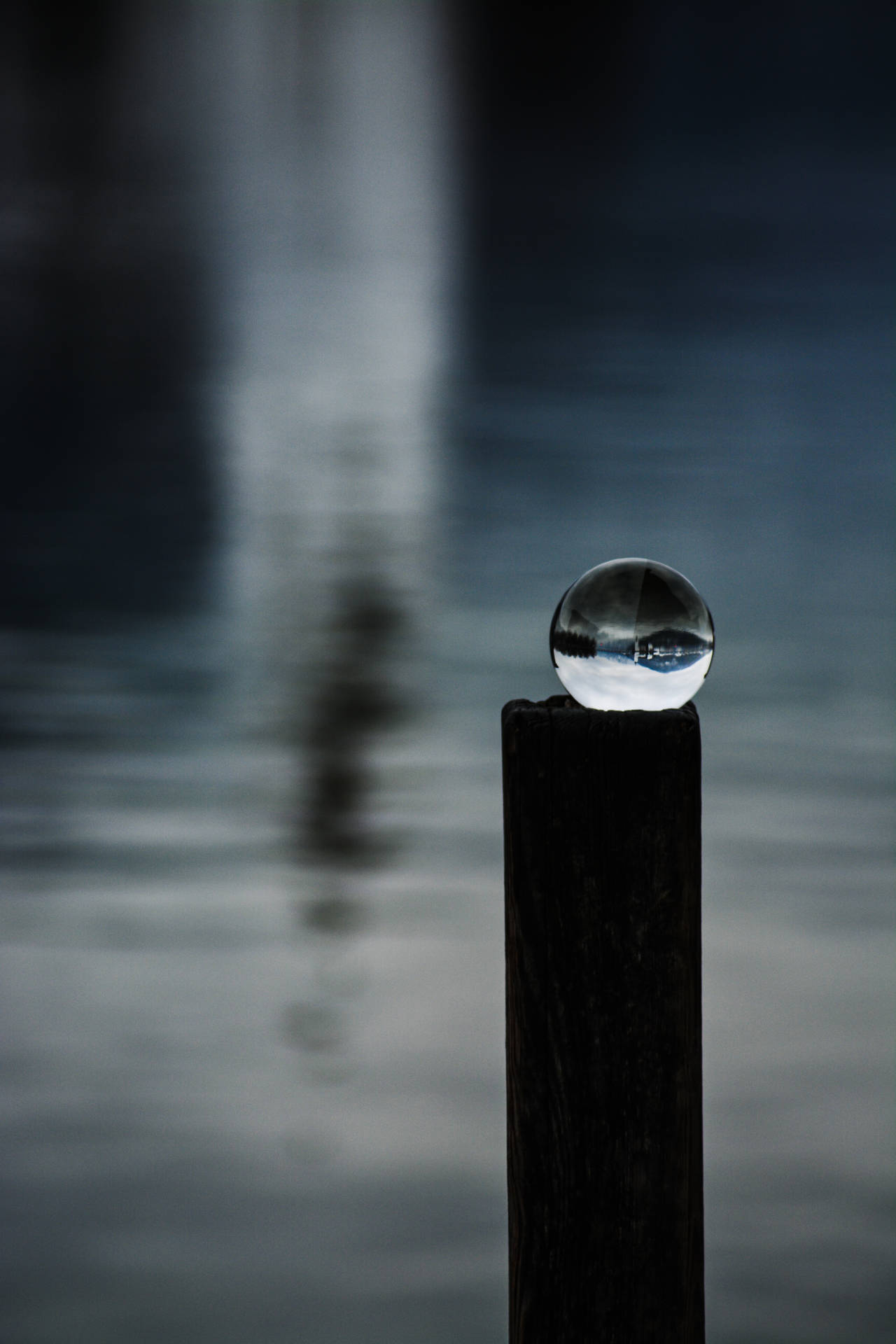 Crystal Ball Water Drop Art