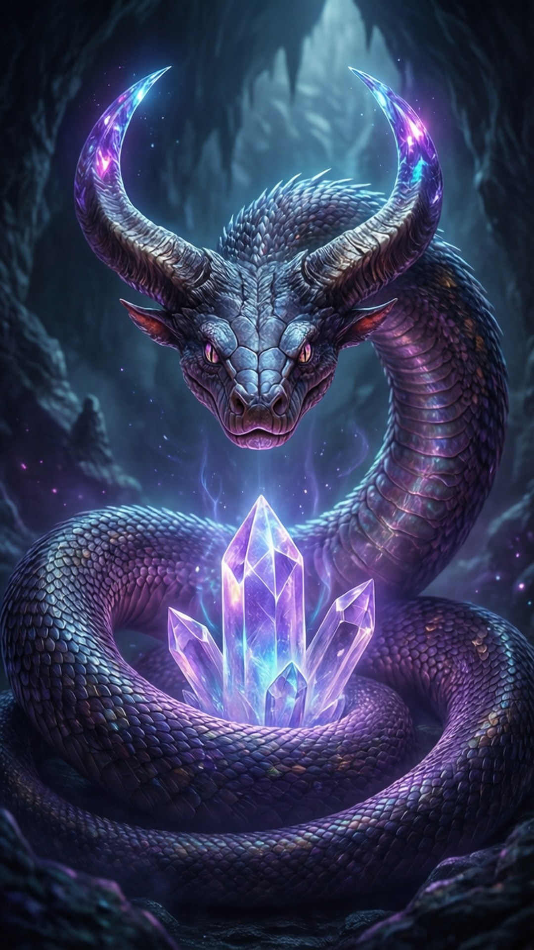 Ular Gua Kristal Wallpaper