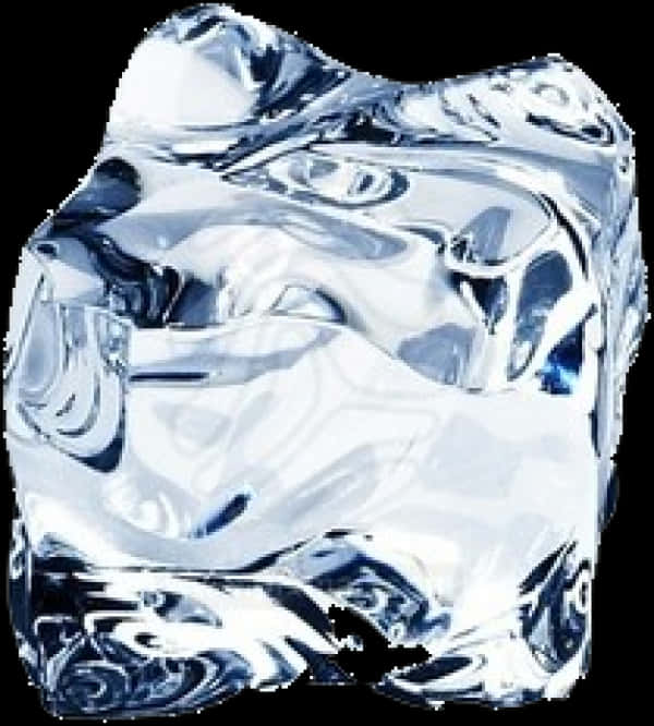 Crystal Clear Ice Cube PNG