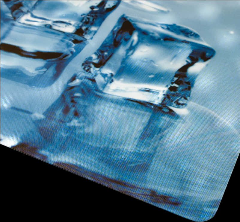 Crystal Clear Ice Cubes PNG