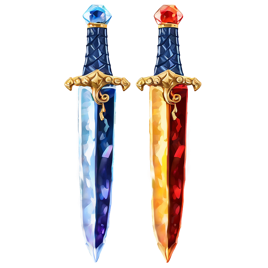 Crystal Encrusted Sword Png 05212024 PNG