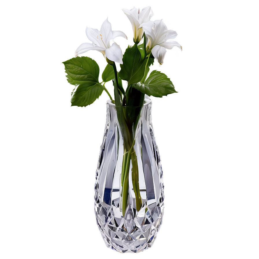 Crystal Flower Vase Png Xih79 PNG